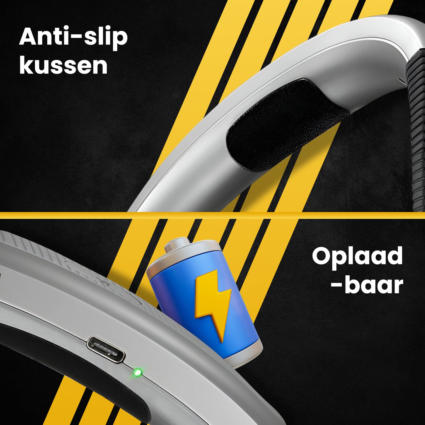 PROKING Draadloos Leeslampje Voor Boek – Leeslampje Volwassenen – Handsfree Leeslamp – Neklamp – 3 Lichtstanden – USB-Oplaadbaar