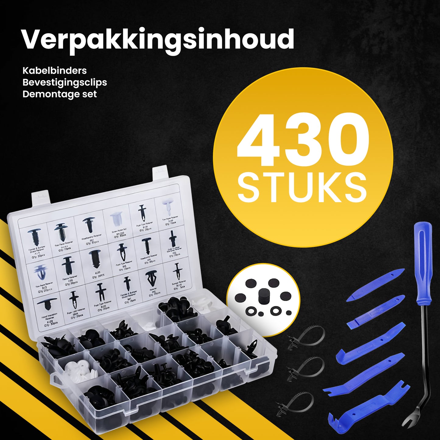 Deurpaneel demontage set