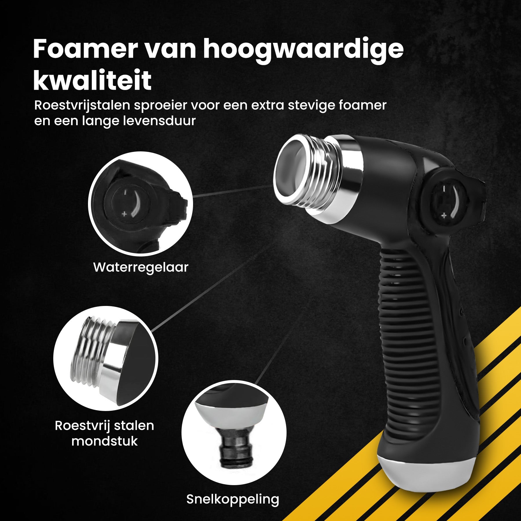 PROKING Foam Gun Auto – Snow Foam Gun – Schuimpistool Auto – Schuim Spuit – Foam Lance - PROKING