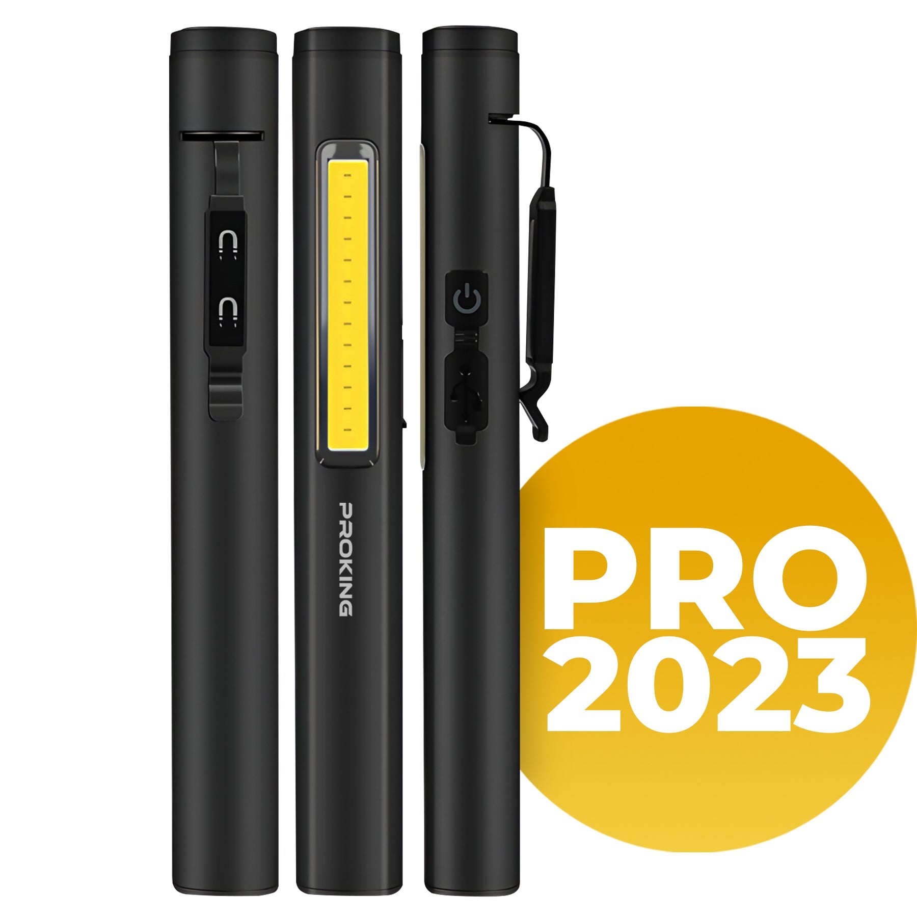 PROKING Oplaadbare LED Zaklamp met 450 Lumen Helderheid