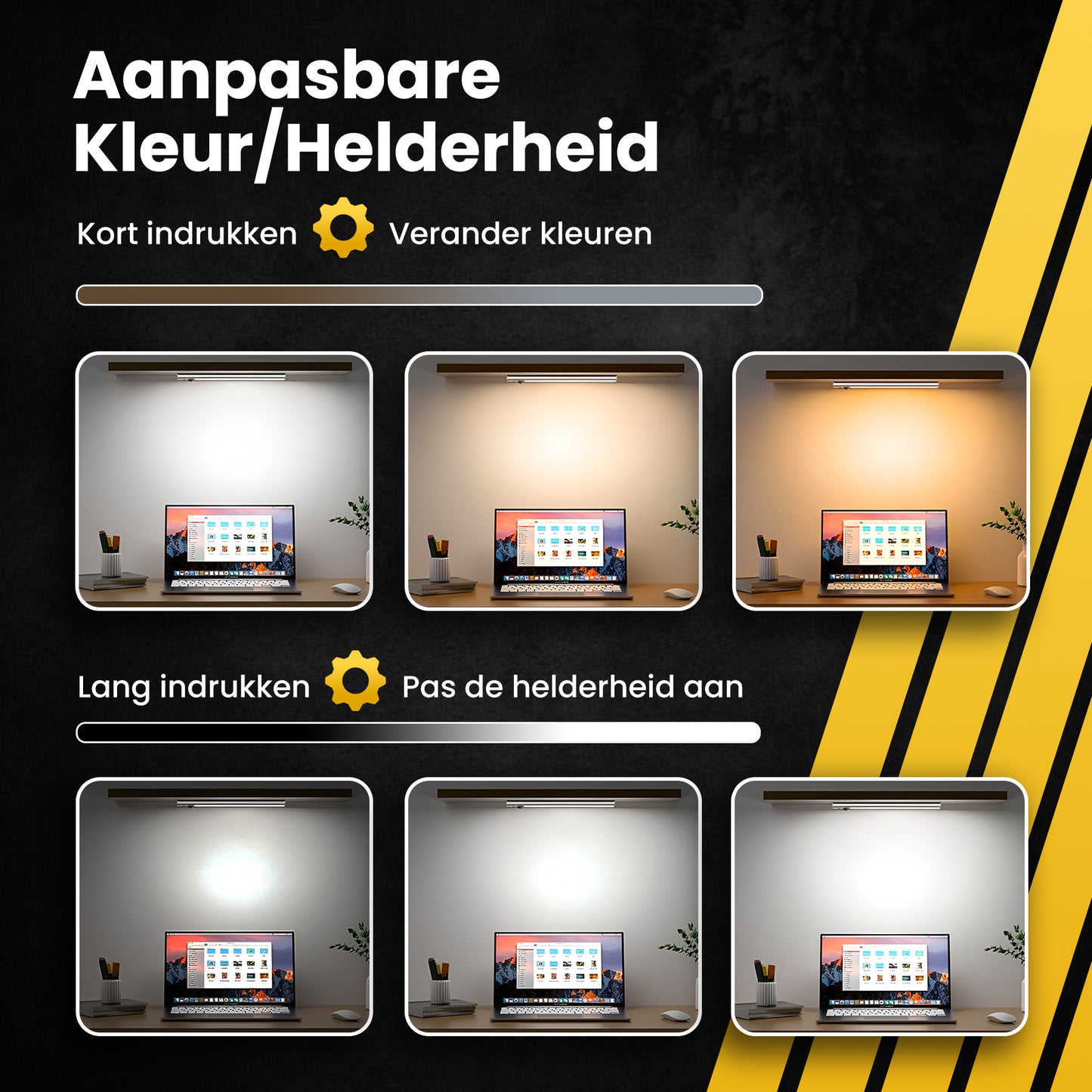 Oplaadbare LED kastverlichting 40CM