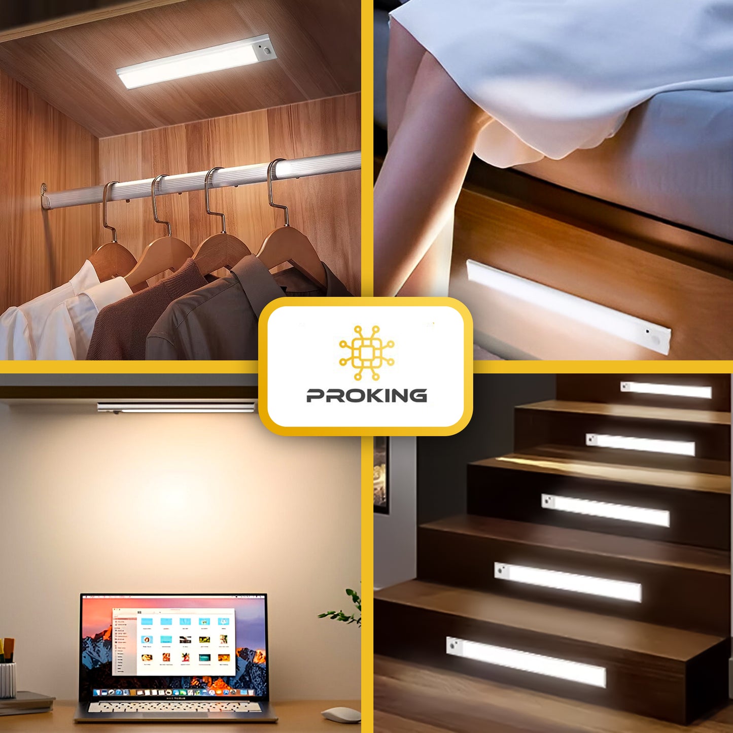 Oplaadbare LED kastverlichting 40CM