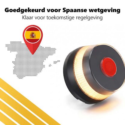 V16 noodlamp met GPS