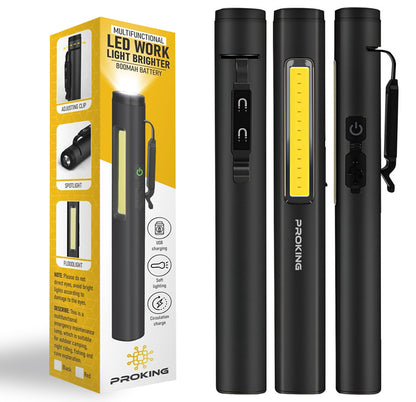 LED werklamp 3 in 1 oplaadbaar magnetisch - Kippers Rijssen LED werklamp 3 in 1 oplaadbaar magnetisch - Kippers Rijssen