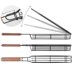 PROKING BBQ grilrooster Klemmand - Barbecue accessoires - Vlees - Vis - Vega - Set van 2 stuks - PROKING